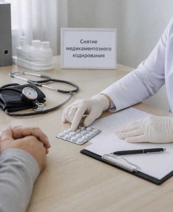 Снятие медикаментозного кодирования в Сасове от 5053 р. | Медзона