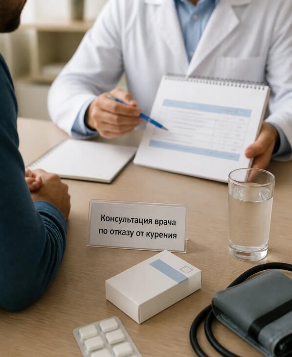 Консультация врача по отказу от курения для взрослых в Сасове